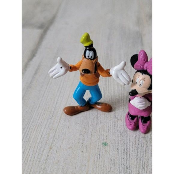 Happy Goofy Minnie Mouse set toy figure play - Picture 3 of 7
